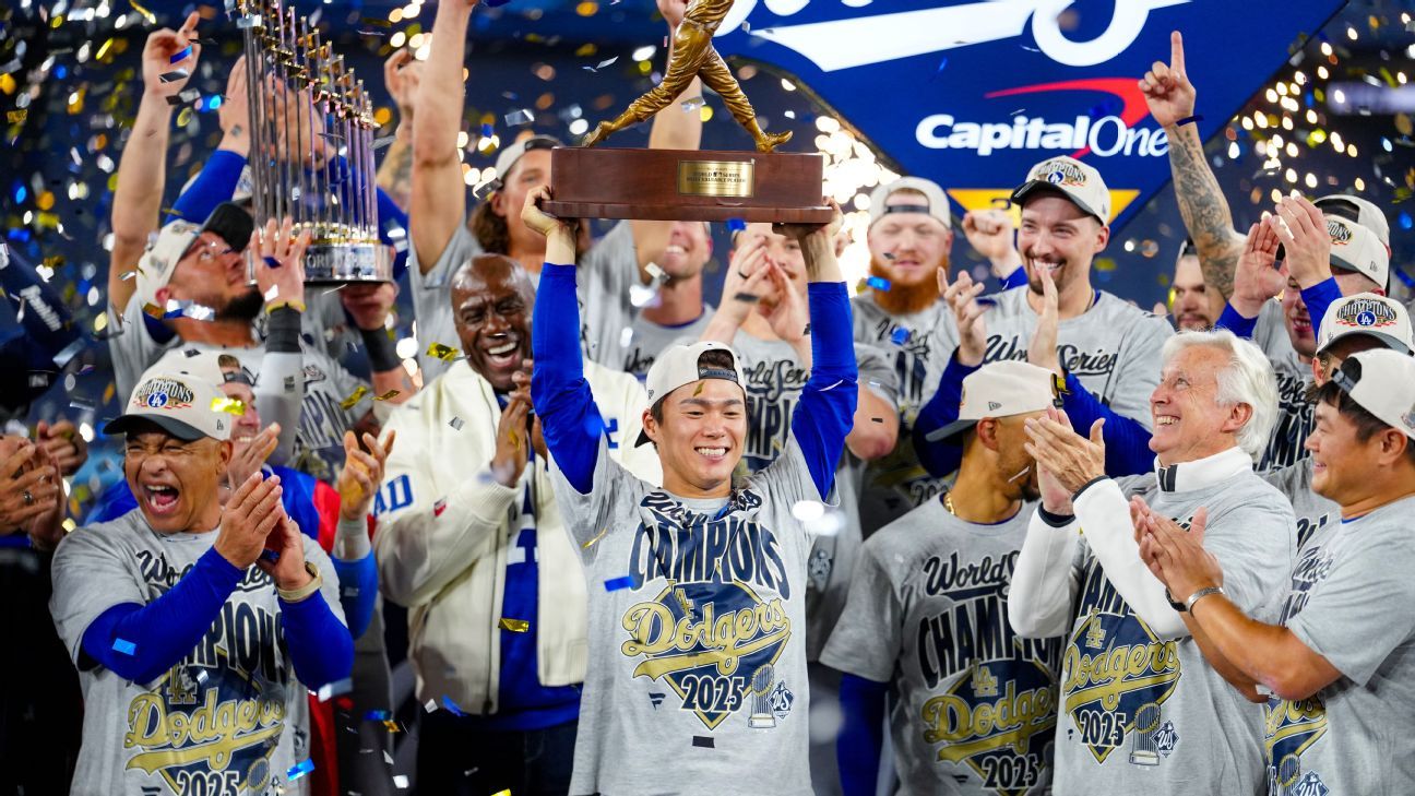 Dodgers igualam Oakland e Red Sox em conquistas após título histórico da MLB; veja lista de campeões