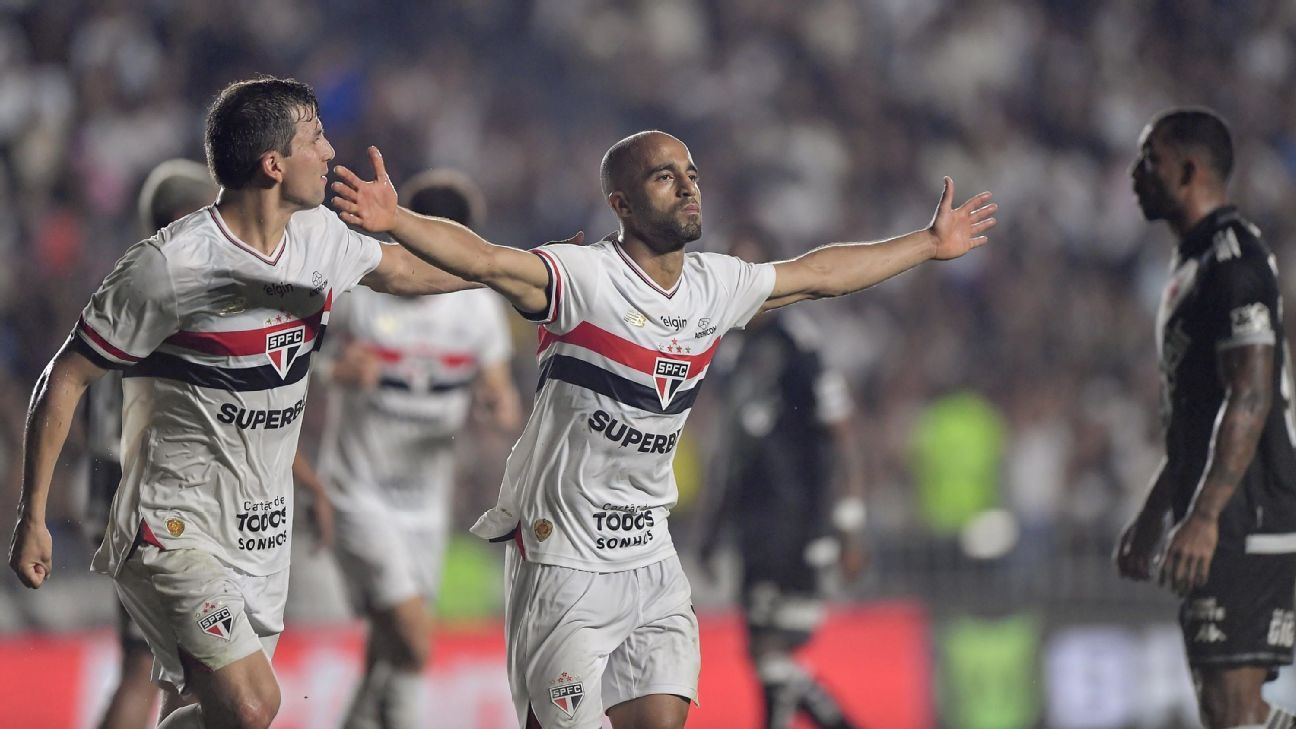 São Paulo 'freia' embalo do Vasco com Diniz, dá fim a jejum em São Januário e vence confronto direto por Libertadores