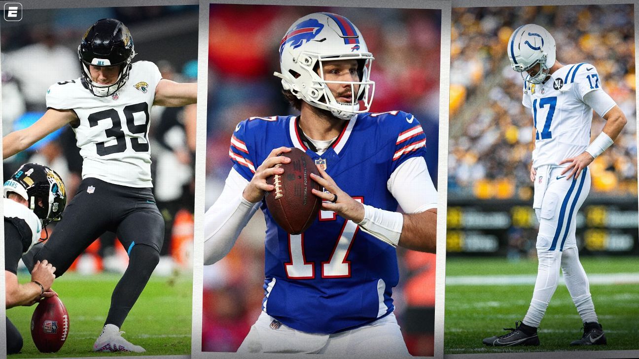 Josh Allen aumenta 'freguesia' de Mahomes, derrota dos Colts e recorde absurdo: o melhor da Semana 9 da NFL