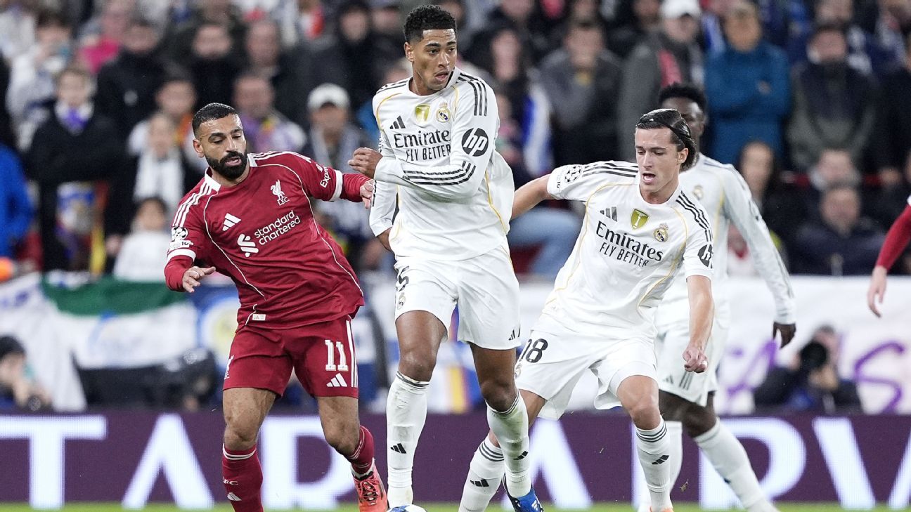 UCL updates: Alexander-Arnold on bench in Anfield return; Bayern lead holders PSG