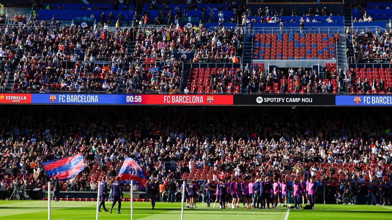 Barcelona regresa al Camp Nou con aforo de 45,401 para enfrentar al Athletic Club