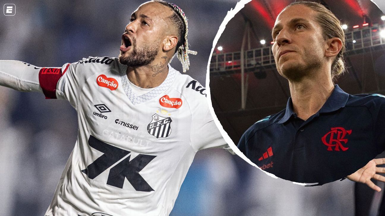 Santos provoca crise no Flamengo; Filipe Luís reage a brincadeira de Neymar nos bastidores