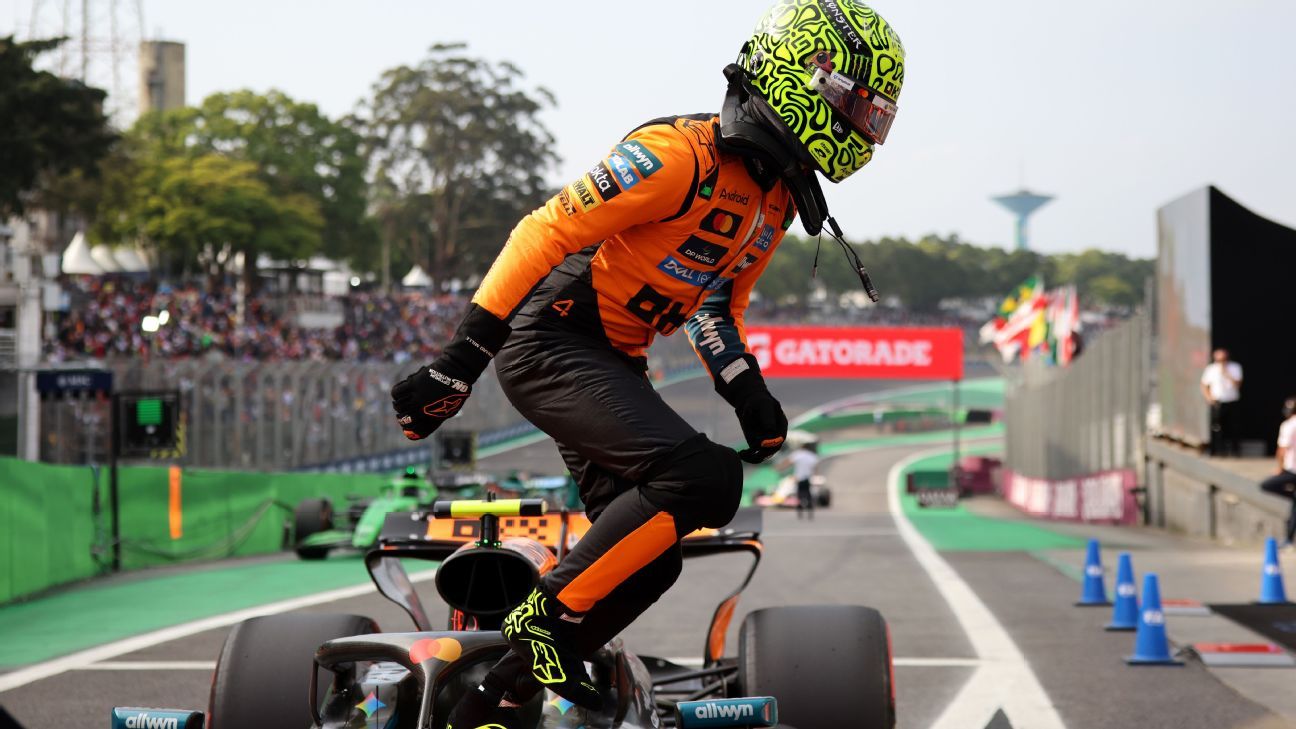 Norris volta a dominar treino e será pole da sprint em São Paulo; Bortoleto larga em 14°
