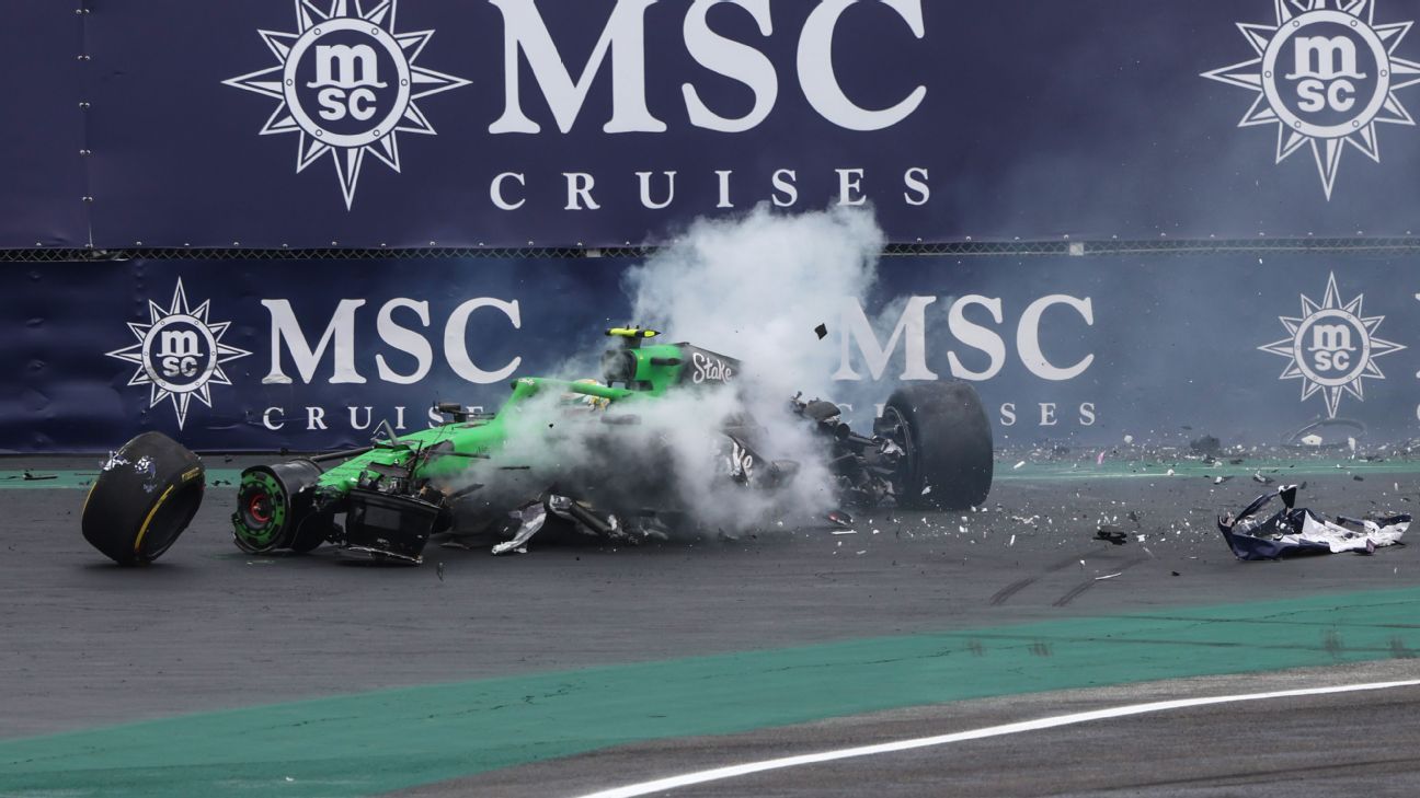 Sauber faz 'força-tarefa' para Bortoleto correr na classificação após batida forte na prova Sprint