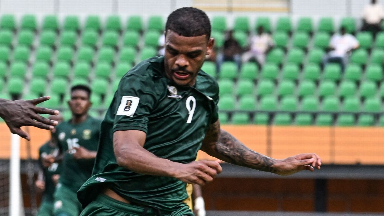 Burnley's Foster leads the line in Bafana's final AFCON warm-up