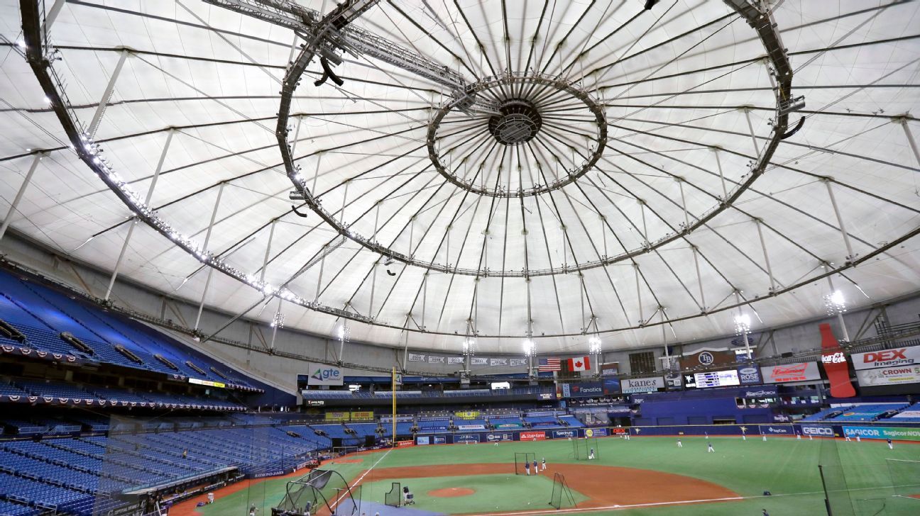 Rays regresan a Tropicana Field en 2026 tras reparaciones - ESPN