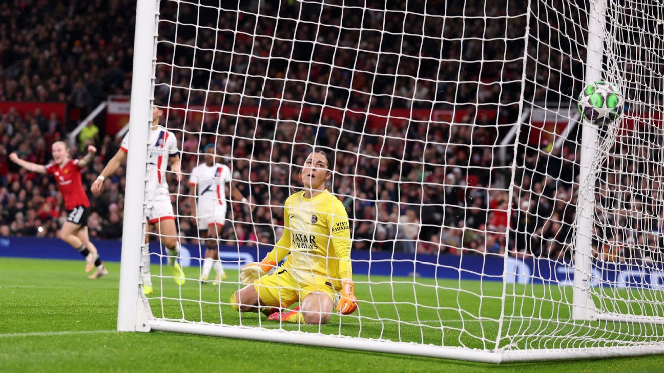 Man United vence al PSG en Champions: Earps regresa a Old Trafford y recibe hostilidad 2 Manchester United continúa perfecto en la Champions League después de tres victorias de tres partidos.
