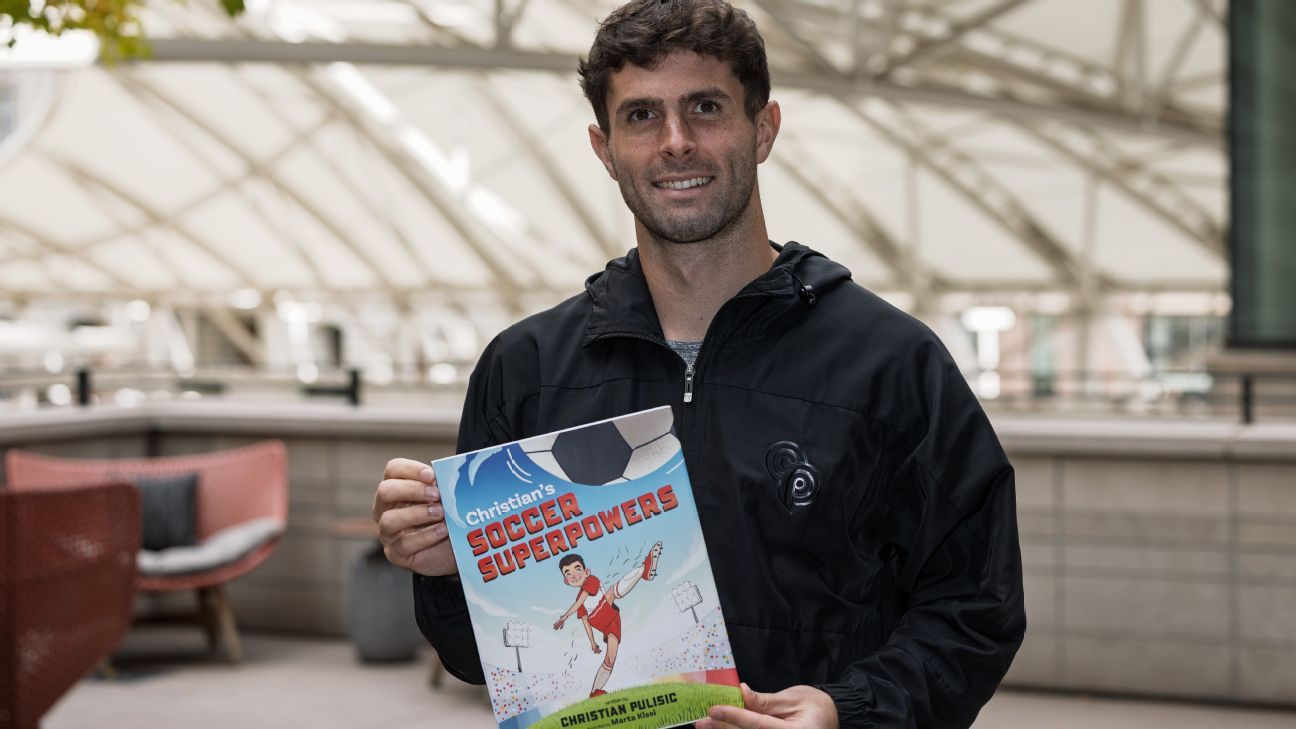 Pulisic trades pitch for pen in writing new children's book