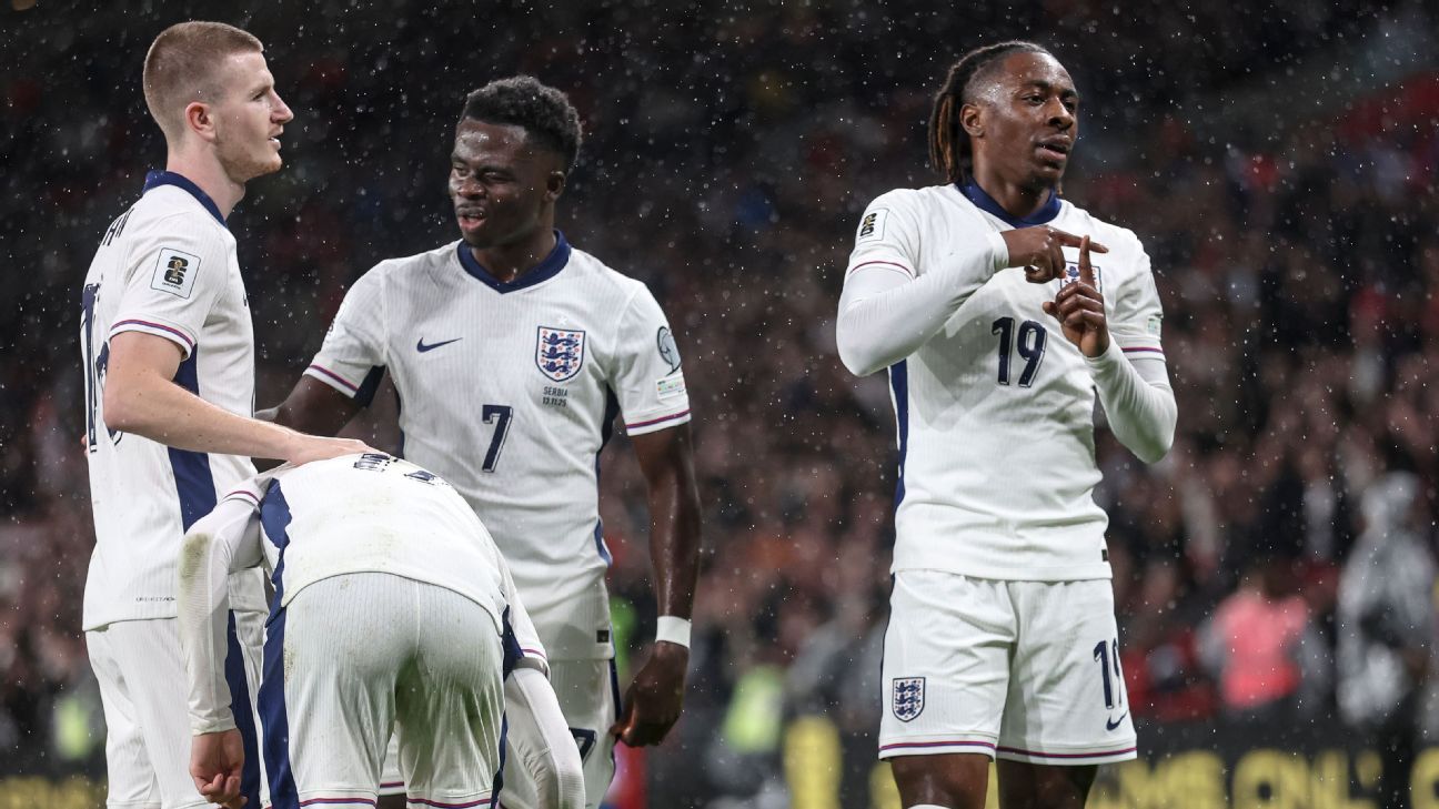 England player ratings: Saka, Eze and Anderson shine against Serbia