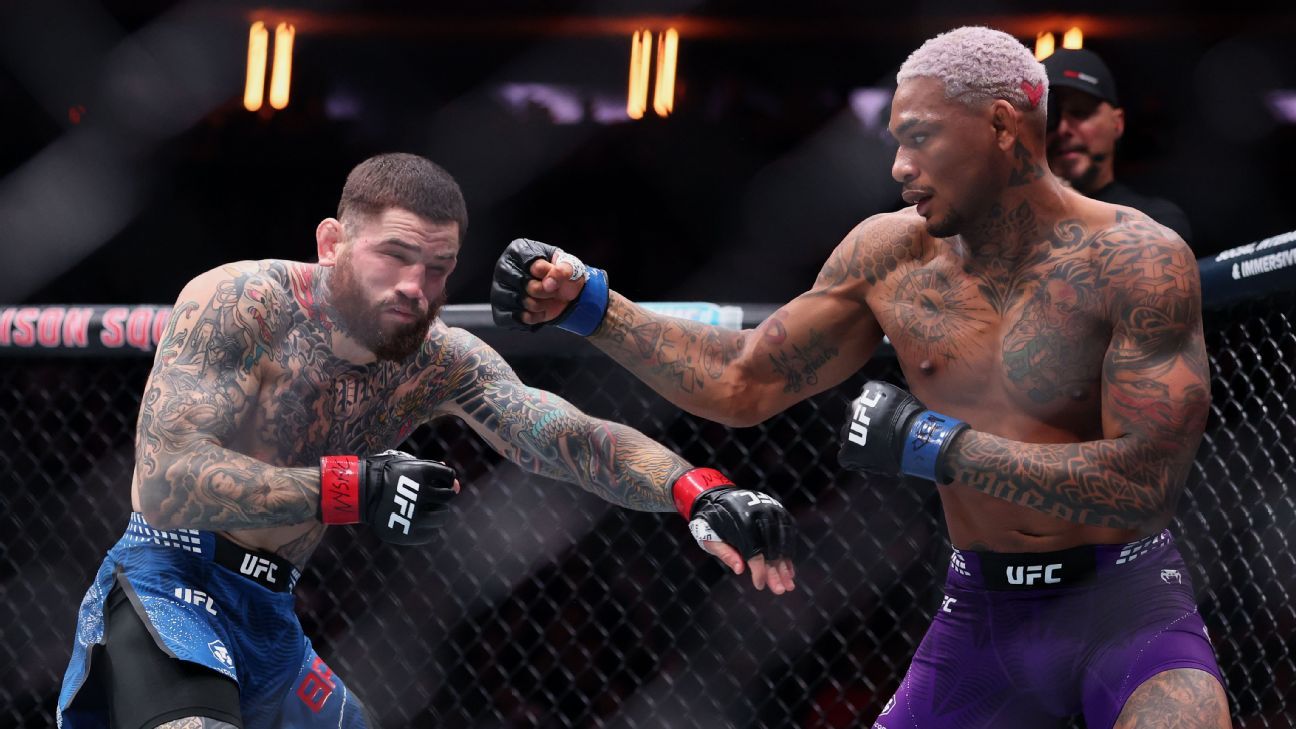 Makhachev Domina en MSG, Morales y Prates Brillan en UFC 322 2 Michael Morales knocked out Sean Brady in the first round of their welterweight fight at UFC 322 in New York.