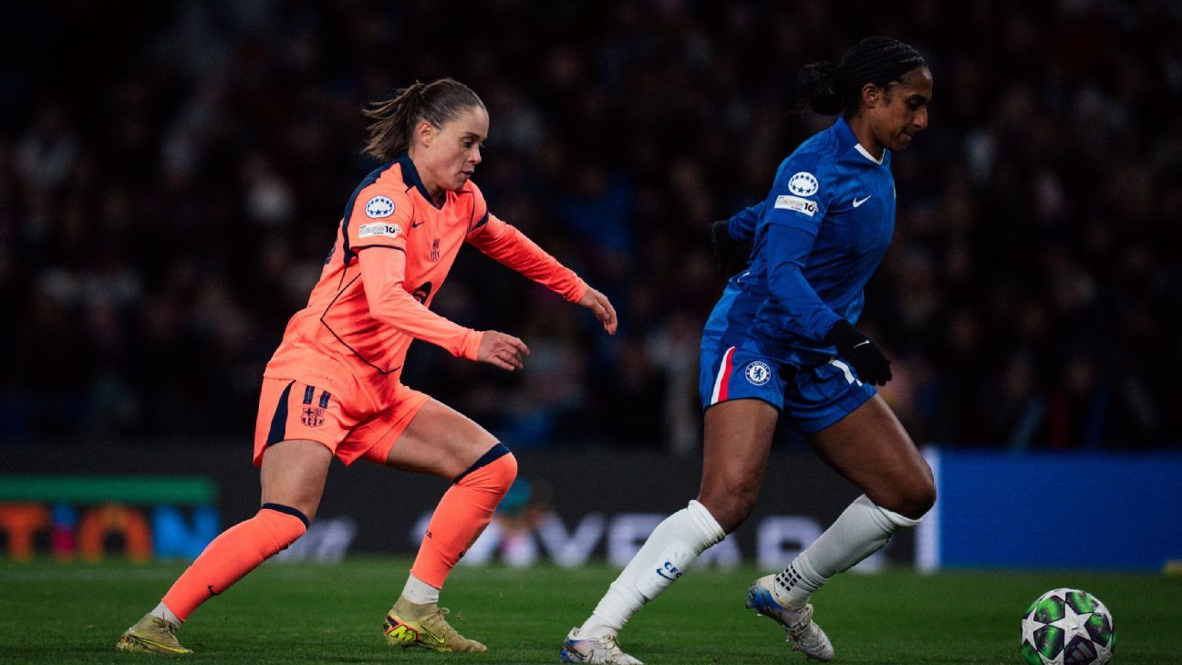 Chelsea e Barcelona ficam no empate pela Champions League Feminina