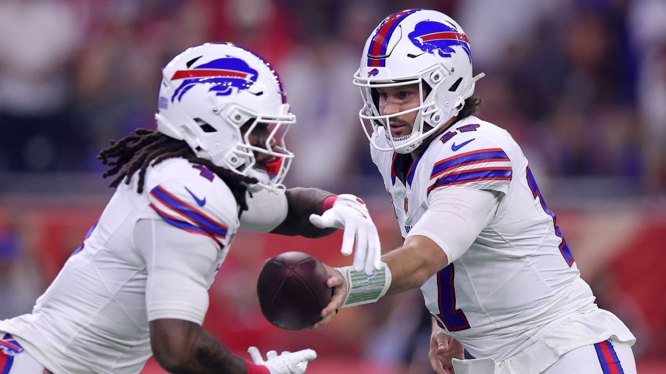 Follow live: Bills open scoring with James Cook's 45-yard rushing TD