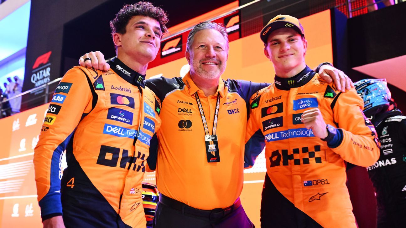 Fórmula 1: classificação atualizada após a vitória de Piastri na corrida Spint no Qatar