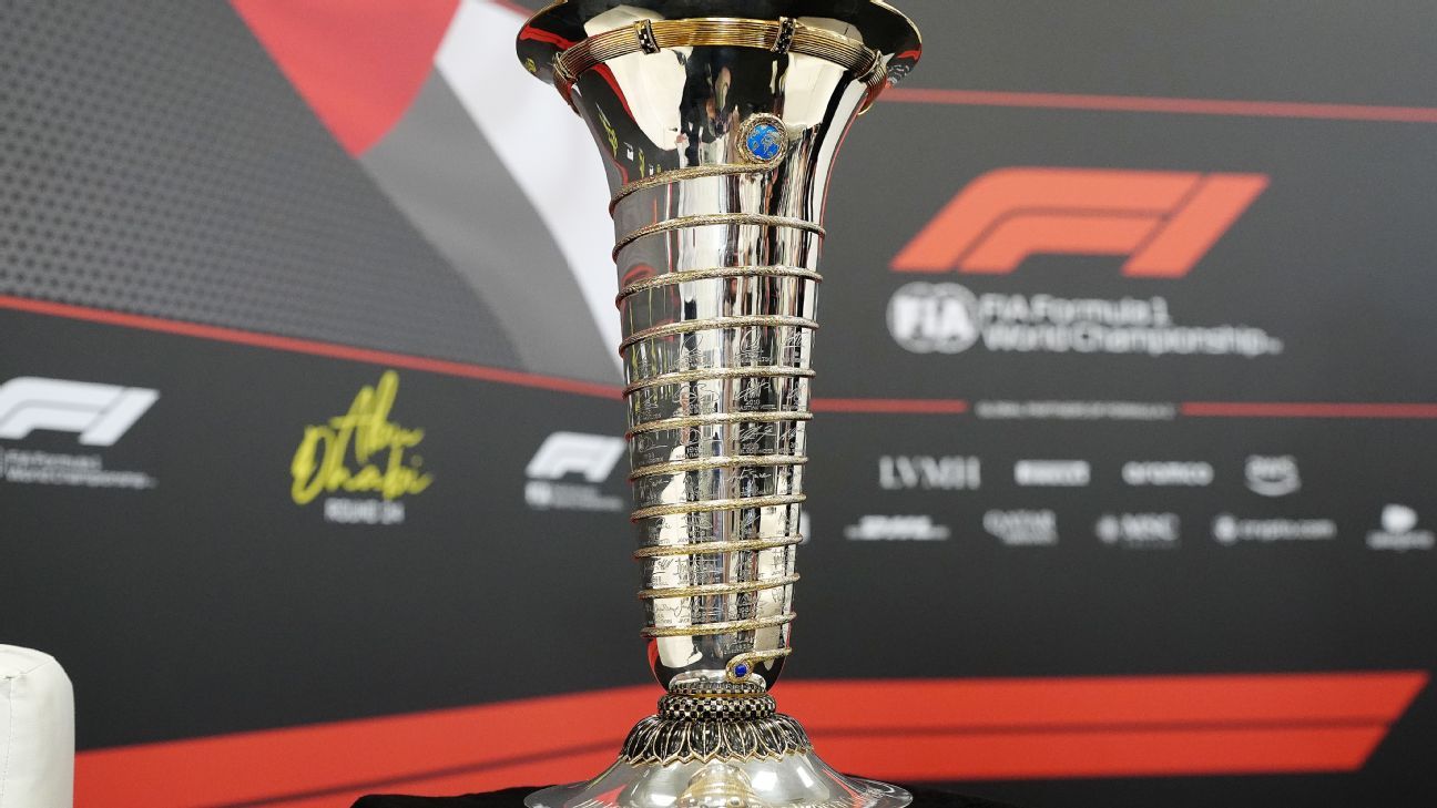 ¿Por qué el trofeo del campeonato de F1 no se entrega en la carrera?