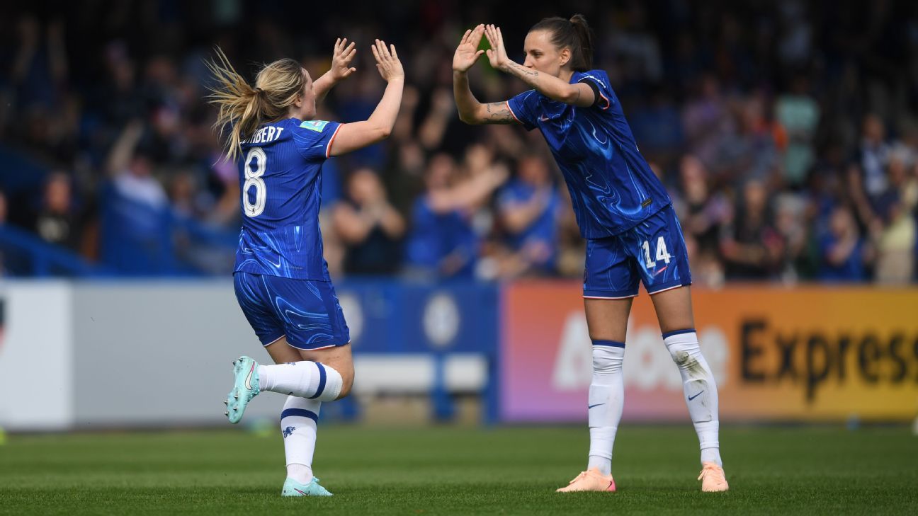 Chelsea without key duo for UWCL clash with Roma