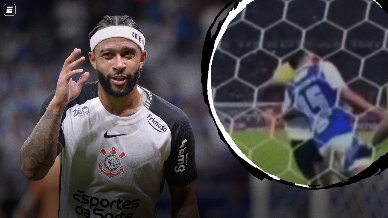 Novo ângulo de gol de Memphis aumenta debate em Cruzeiro x Corinthians