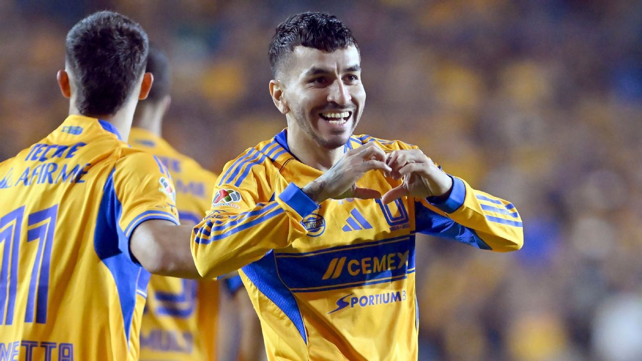 Correa fires Tigres past Toluca in Liga MX 1st final