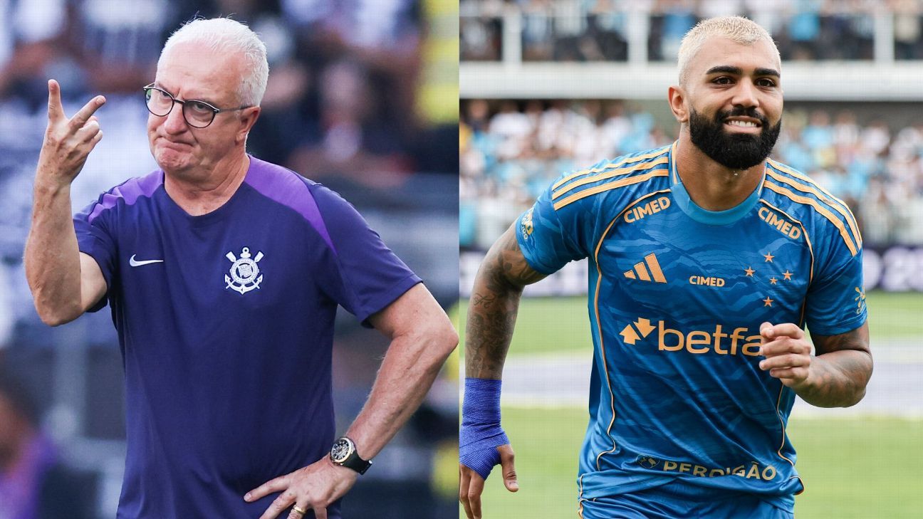 Estatísticas de Dorival e Gabigol animam Corinthians e Cruzeiro na decisão.
