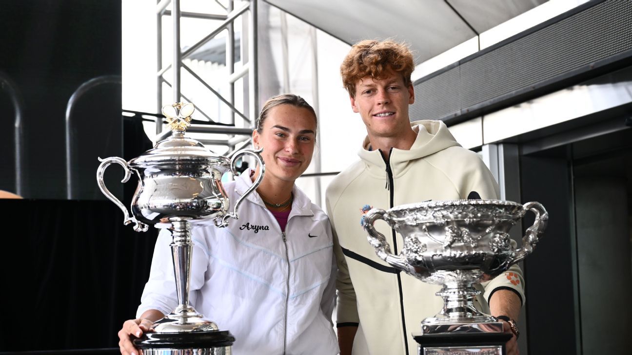 Aryna Sabalenka y Jannik Sinner son "Campeones Mundiales 2025": ¿De qué se trata? - ESPN