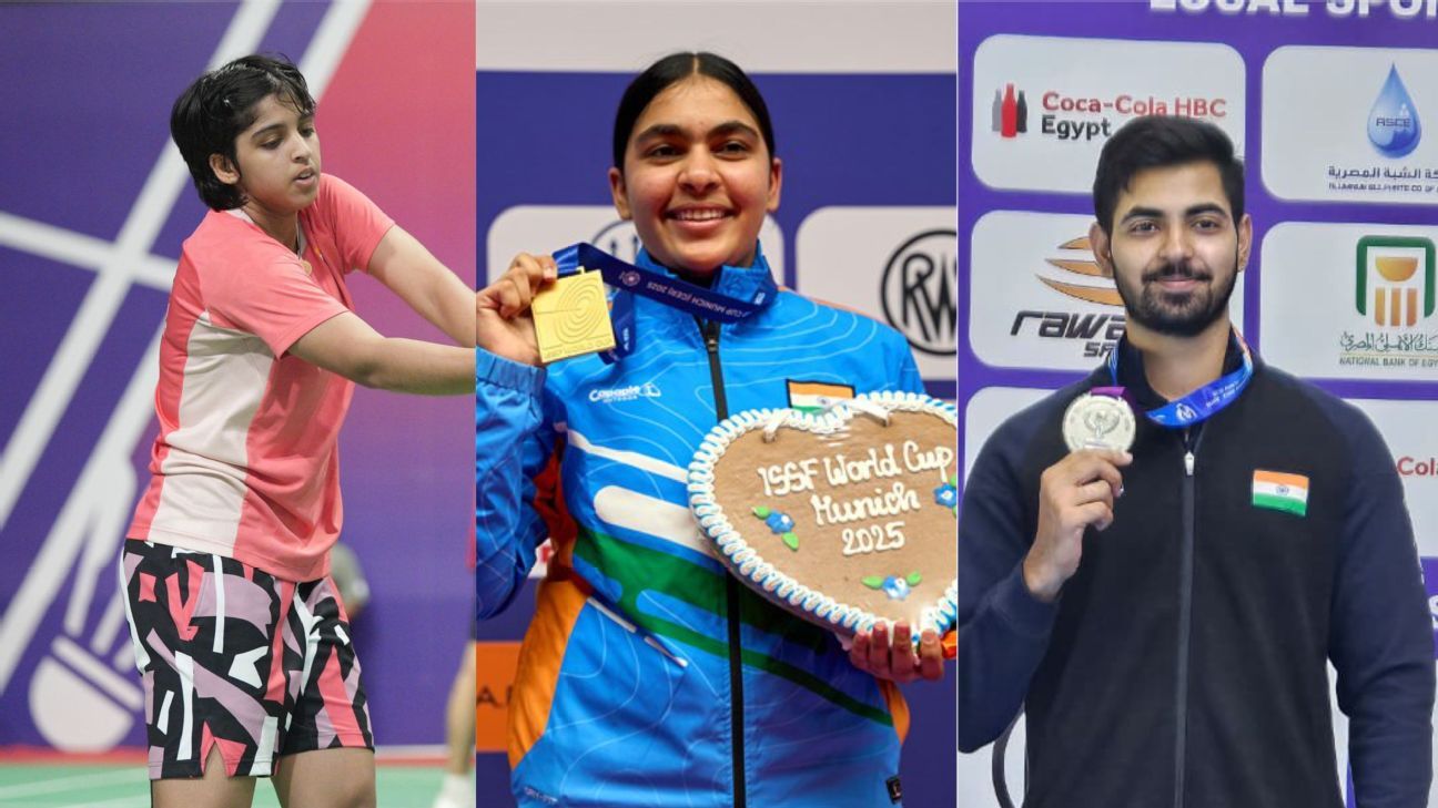 Esportista emergente do ano: Tanvi Sharma, Suruchi Phogat e Samrat Rana estrearam em 2025