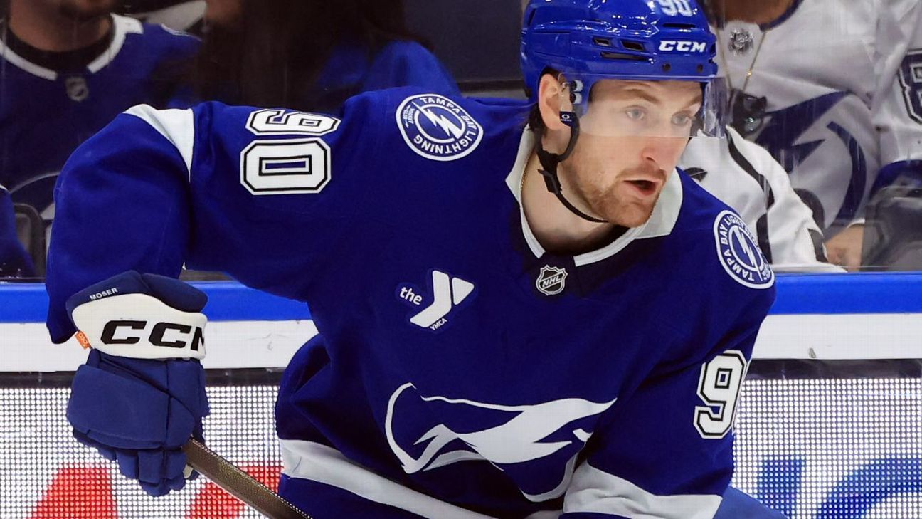Lightning D Moser secures 8-year, $54M extension