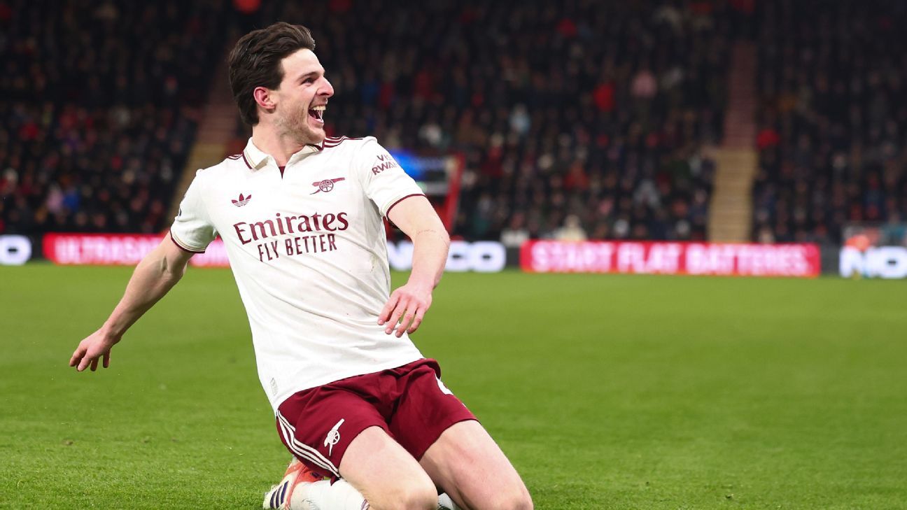 Declan Rice, do Arsenal, é um dos melhores do mundo – Mikel Arteta