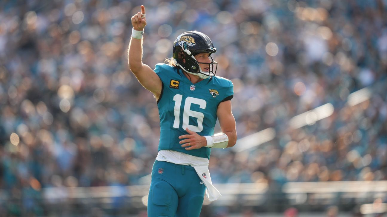 Jaguars' all teal, Panthers' all black lead NFL wild-card weekend uniforms