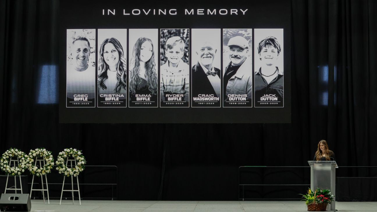 Greg Biffle, family remembered at memorial service