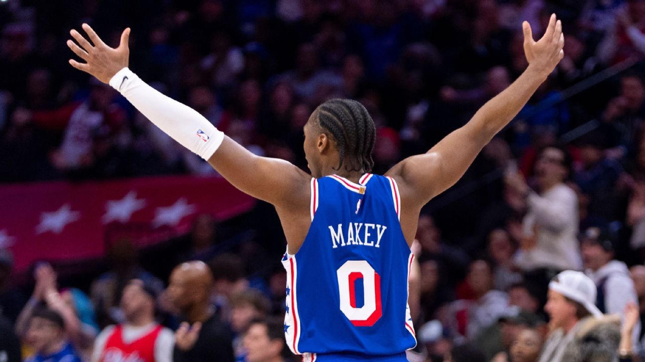 Fantasy basketball fast break: Tyrese Maxey's case for fantasy MVP, Peyton Watson's breakout and more