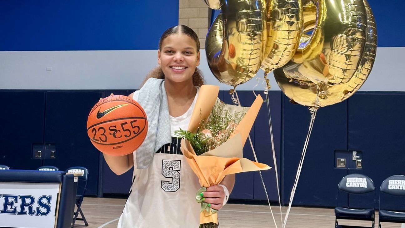 South Carolina commit Jerzy Robinson makes Sierra Canyon history, passing JuJu Watkins