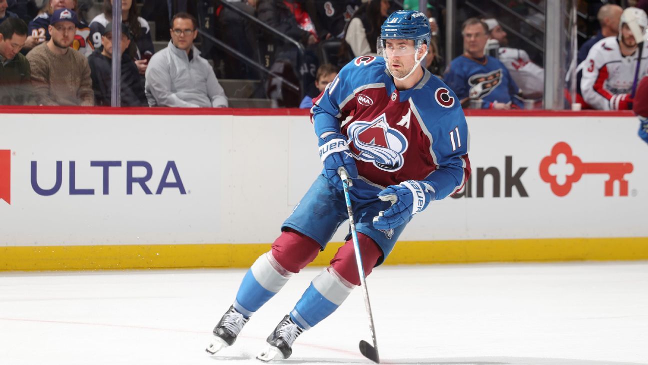 Brock Nelson ha sido uno de los jugadores que han aportado goles además de Nathan MacKinnon y Cale Makar.