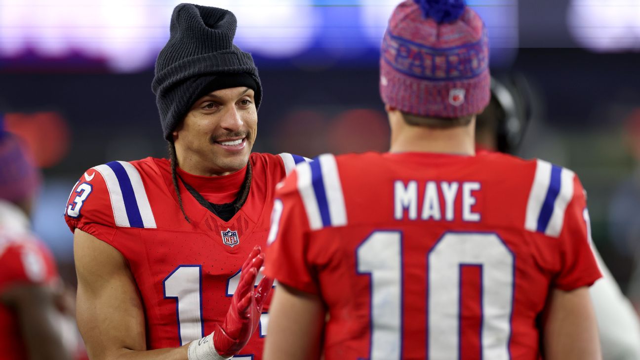 Super Bowl-bound Patriots follow in Mack Hollins' bare footsteps