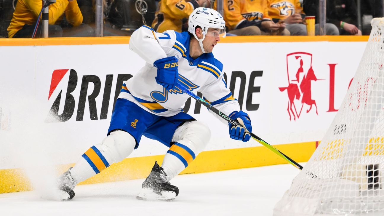 Devils acquire Bjugstad in trade with Blues before roster freeze
