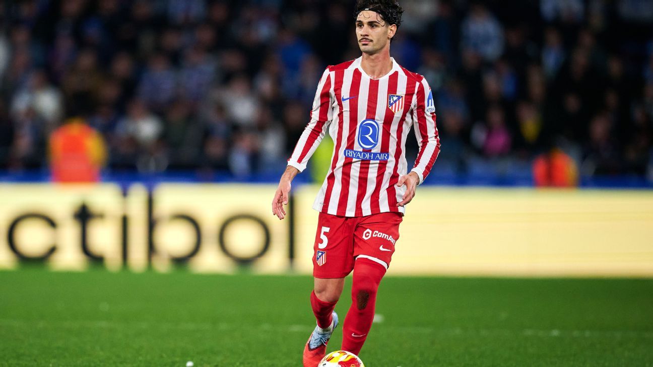 USMNT, Atlético's Johnny Cardoso (muscle injury) out 1 week