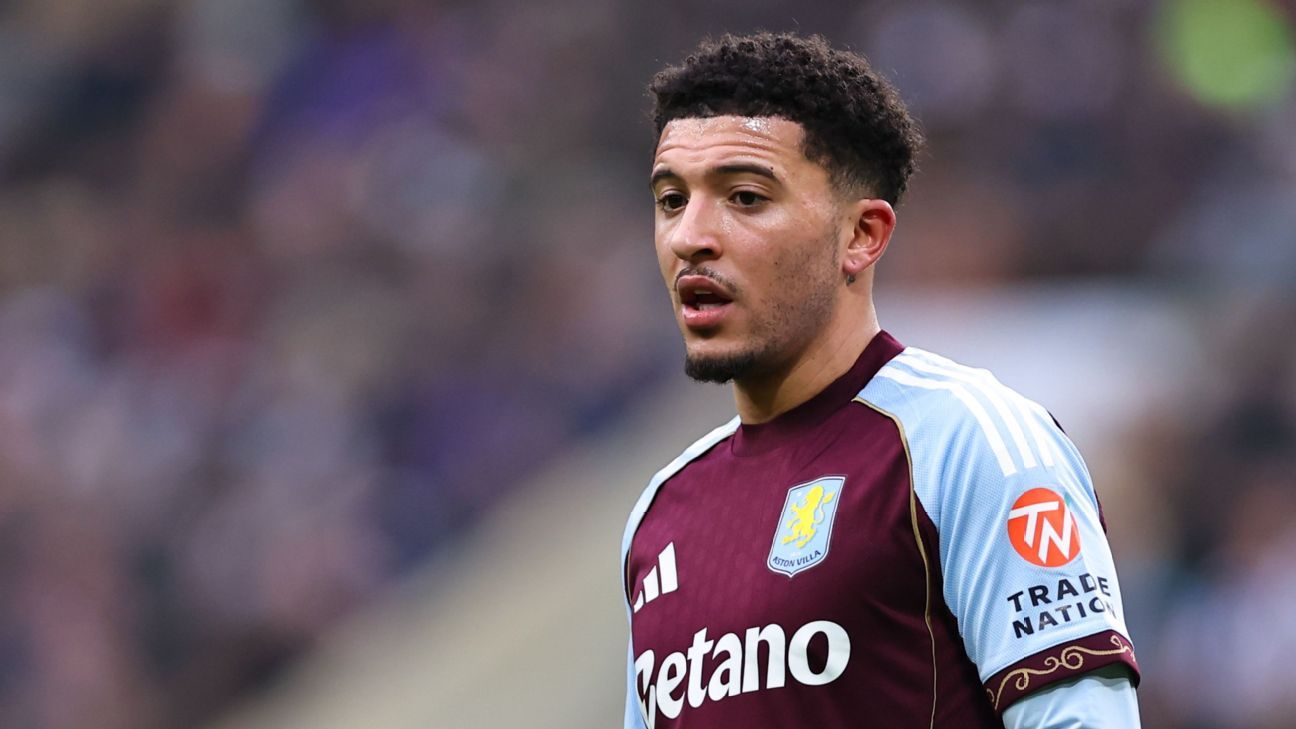 Aston Villa open to permanent deal for 'fantastic' Jadon Sancho - Unai Emery