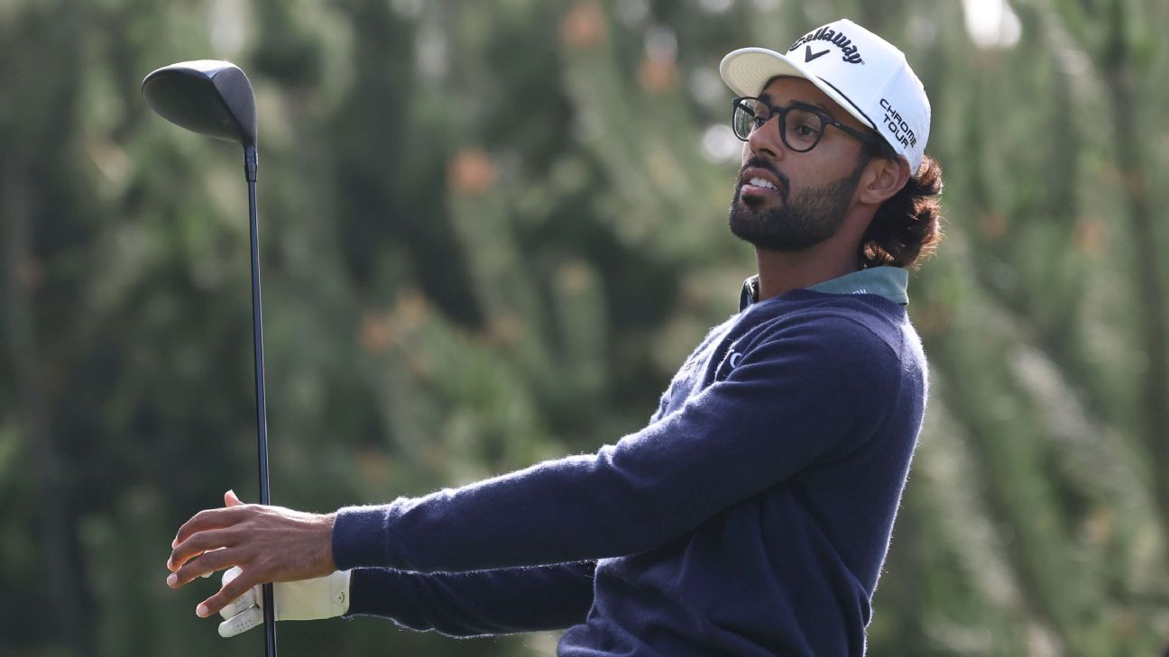 Bhatia stays bogey-free for share of Pebble lead
