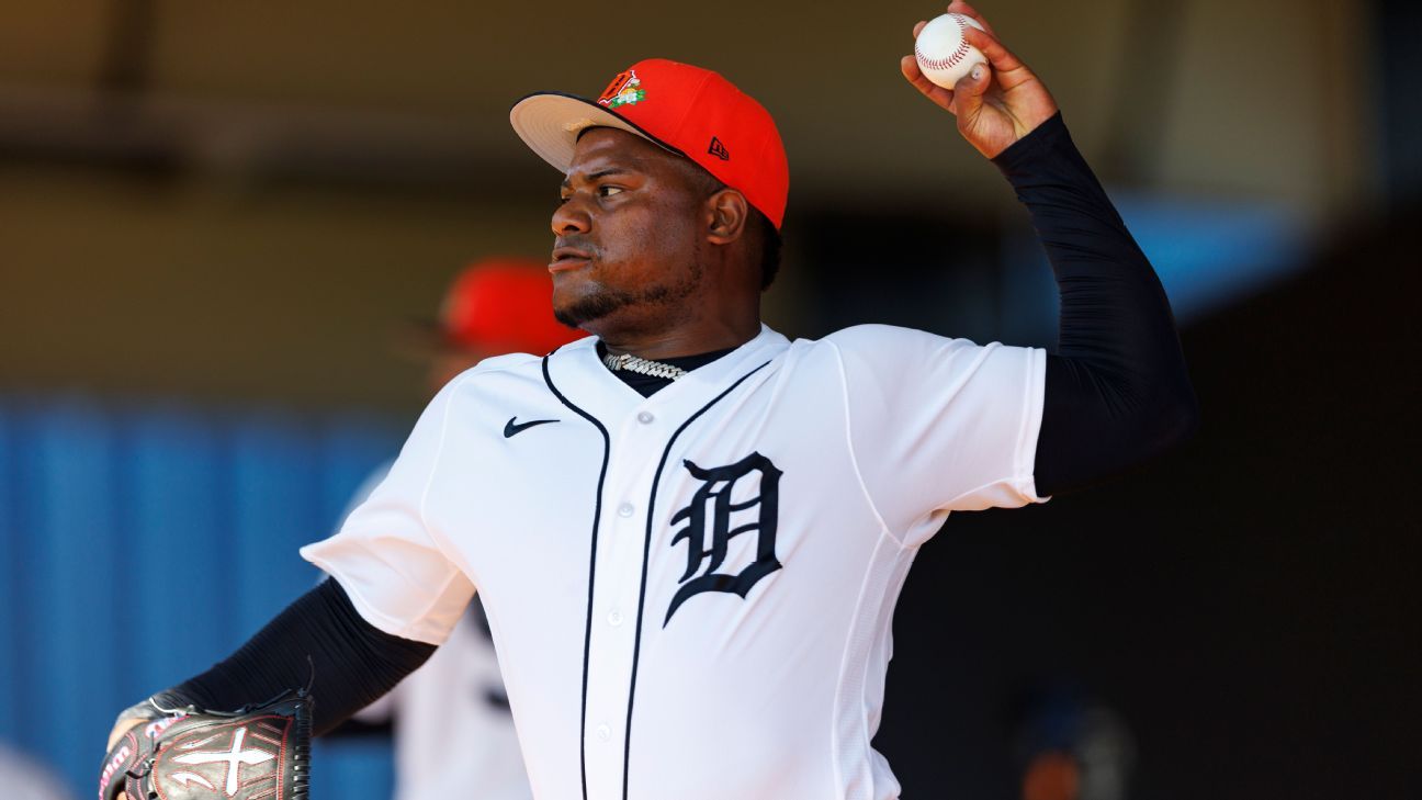 Tigers' Framber Valdez goes 3 scoreless innings in spring debut
