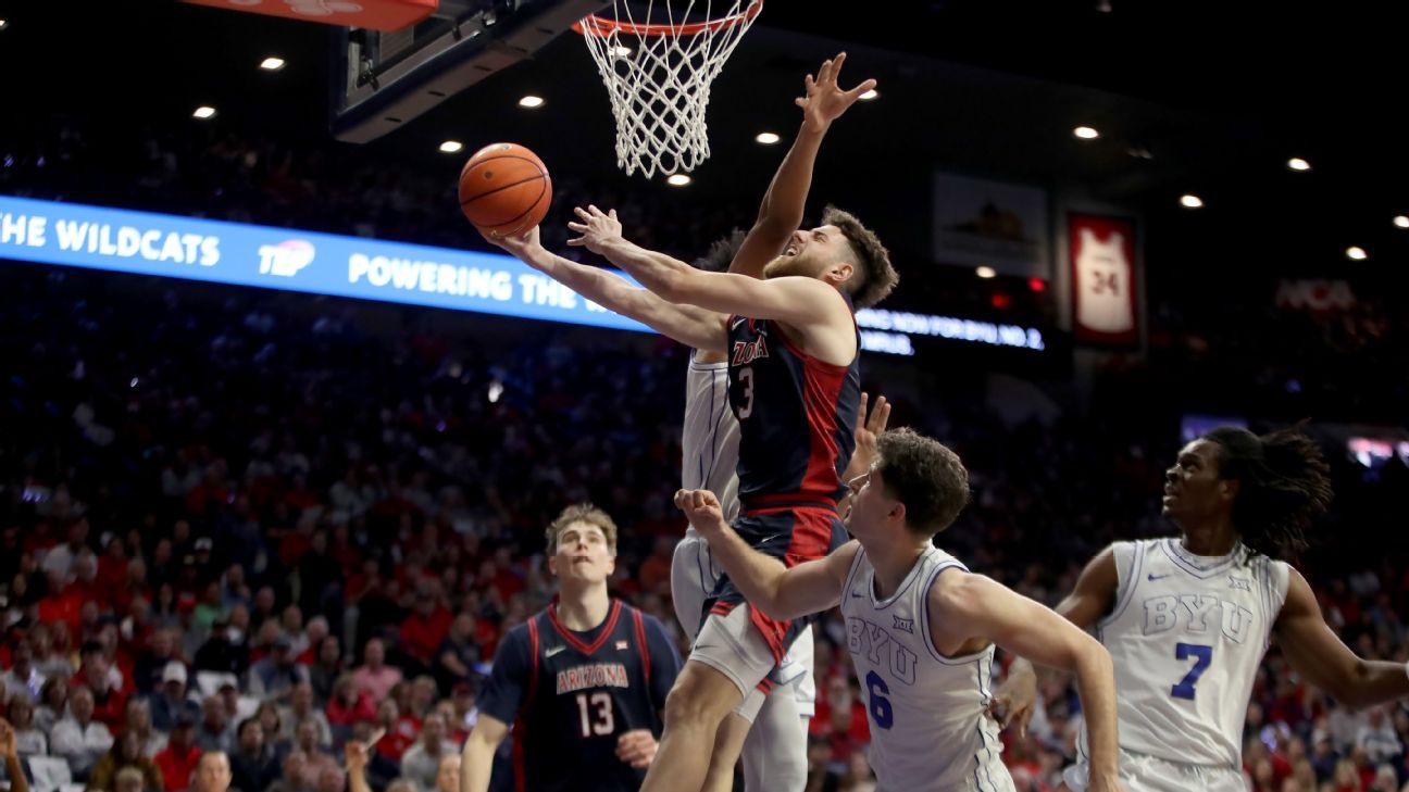 Arizona overcomes Dybantsa's 35, takes out BYU