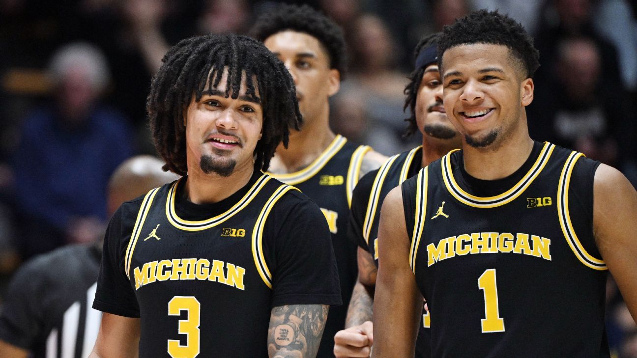 Men's Power Rankings: A 1-2 showdown on tap this weekend!