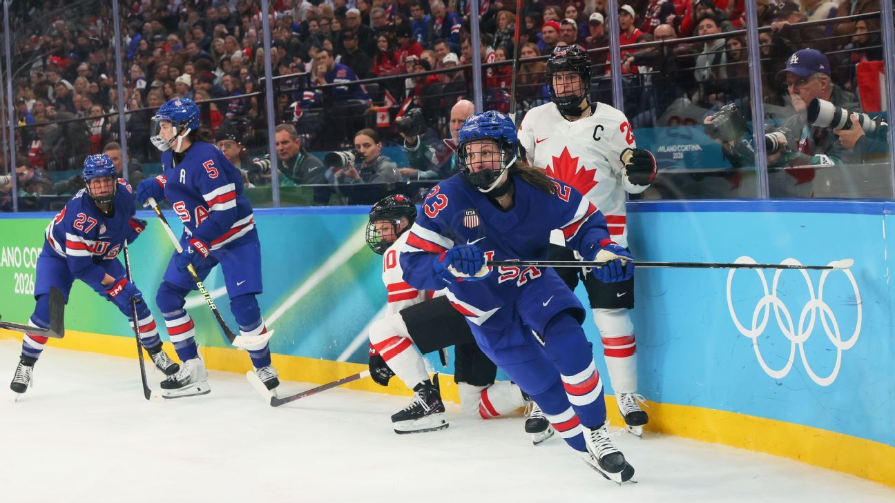 Live updates: Canada holds narrow lead in gold-medal game