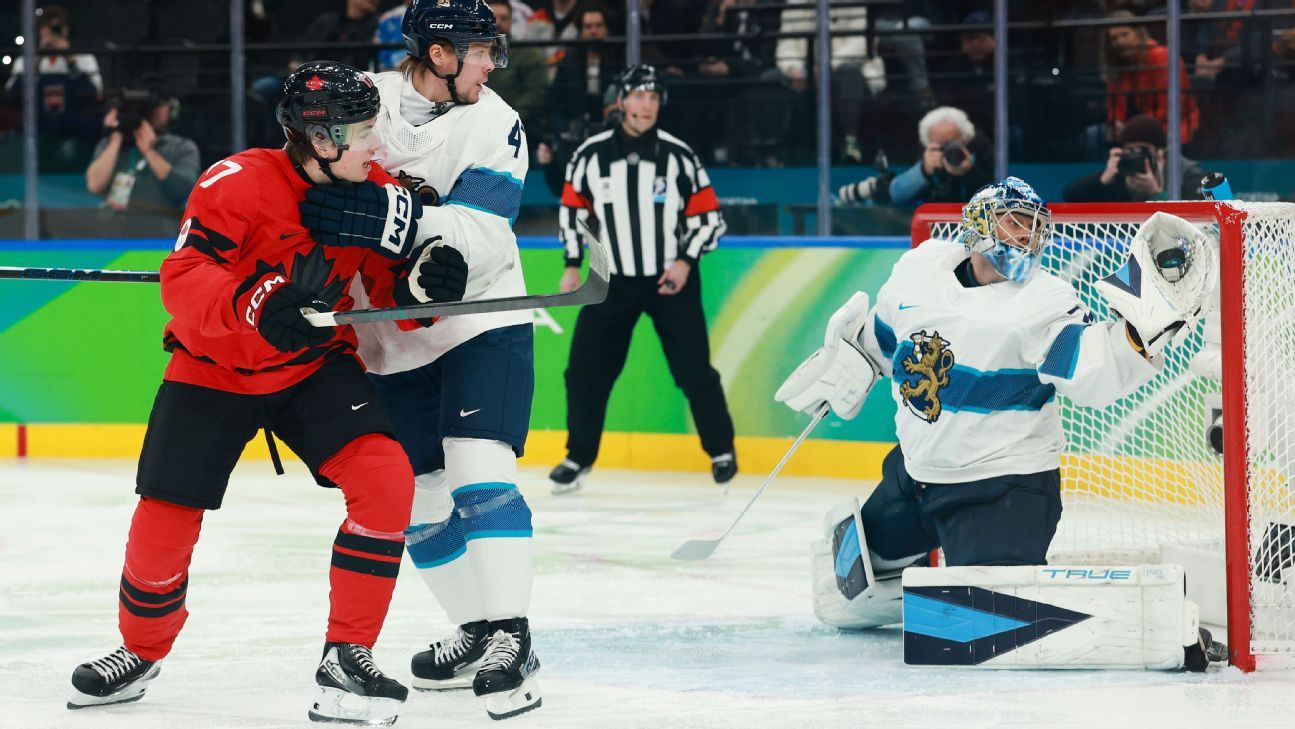 Live updates: Canada faces Finland in men's hockey semifinals