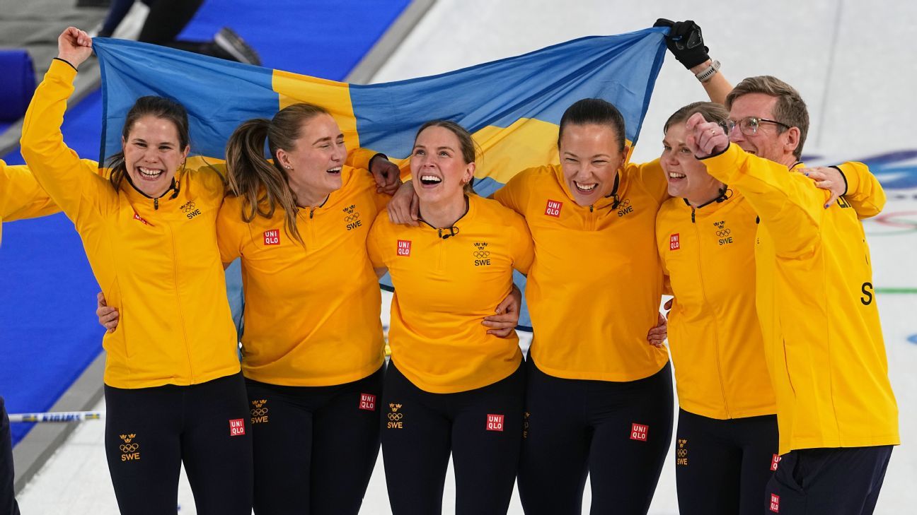 Sweden beats Swiss for women's curling gold