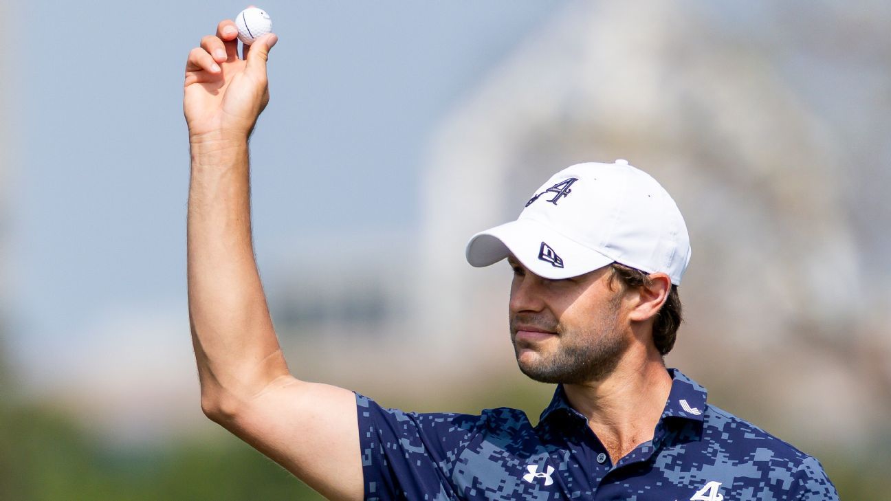 Detry shares LIV lead with Rahm after travel assist