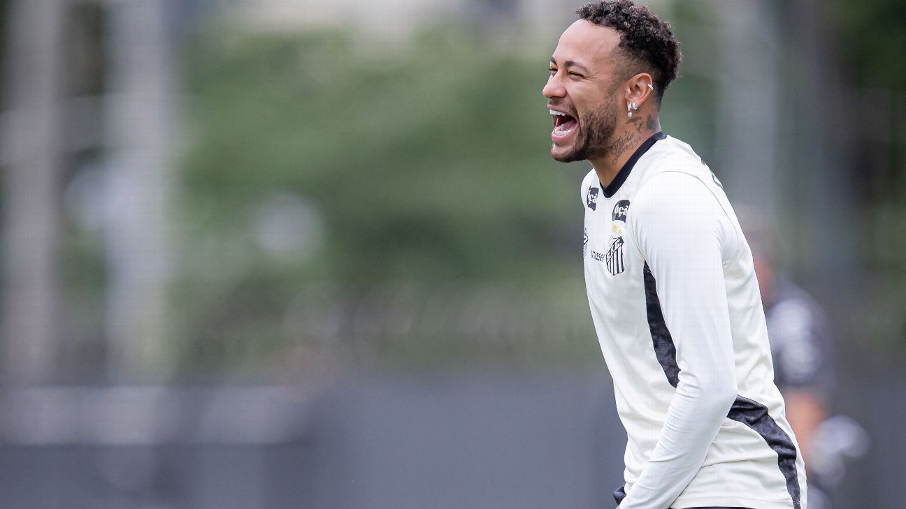 Neymar terá cronograma especial no Santos para jogar contra o Corinthians; veja detalhes