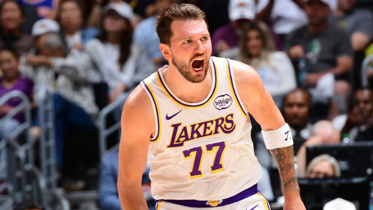 Lakers' Doncic fined $50K for gesture toward ref