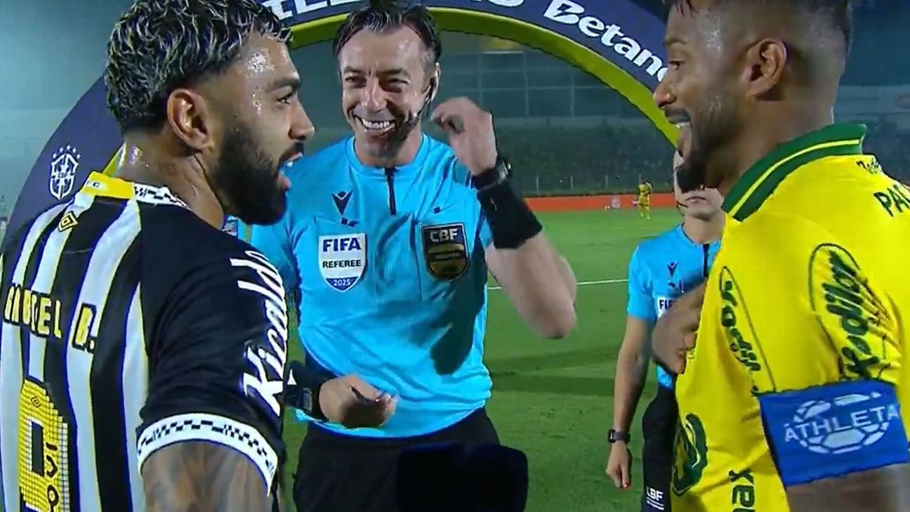 'Eu te bato, hein' e 'não sei brigar': a cena hilária envolvendo Gabigol e Reinaldo após Claus citar briga histórica de Cruzeiro x Atlético-MG
