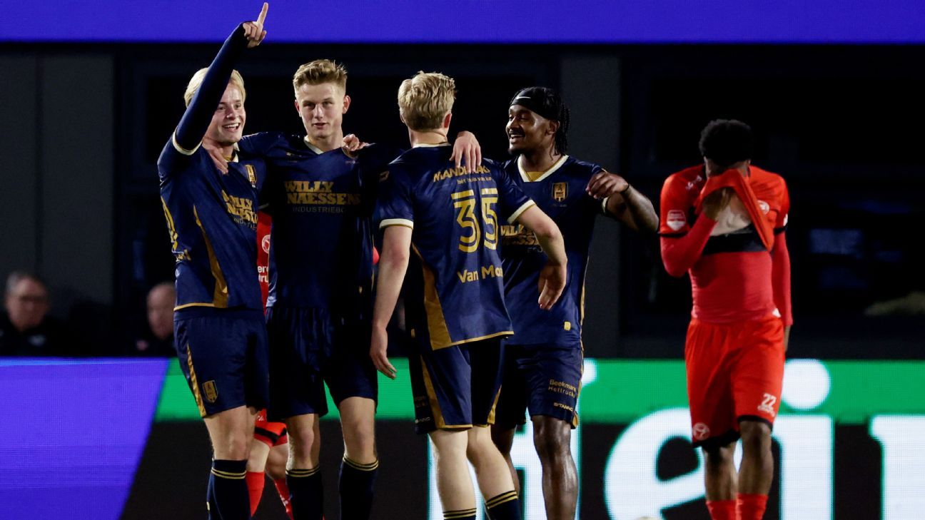 Werelddoelpunt Kuster niet genoeg voor RKC, Dordrecht verspeelt voorsprong