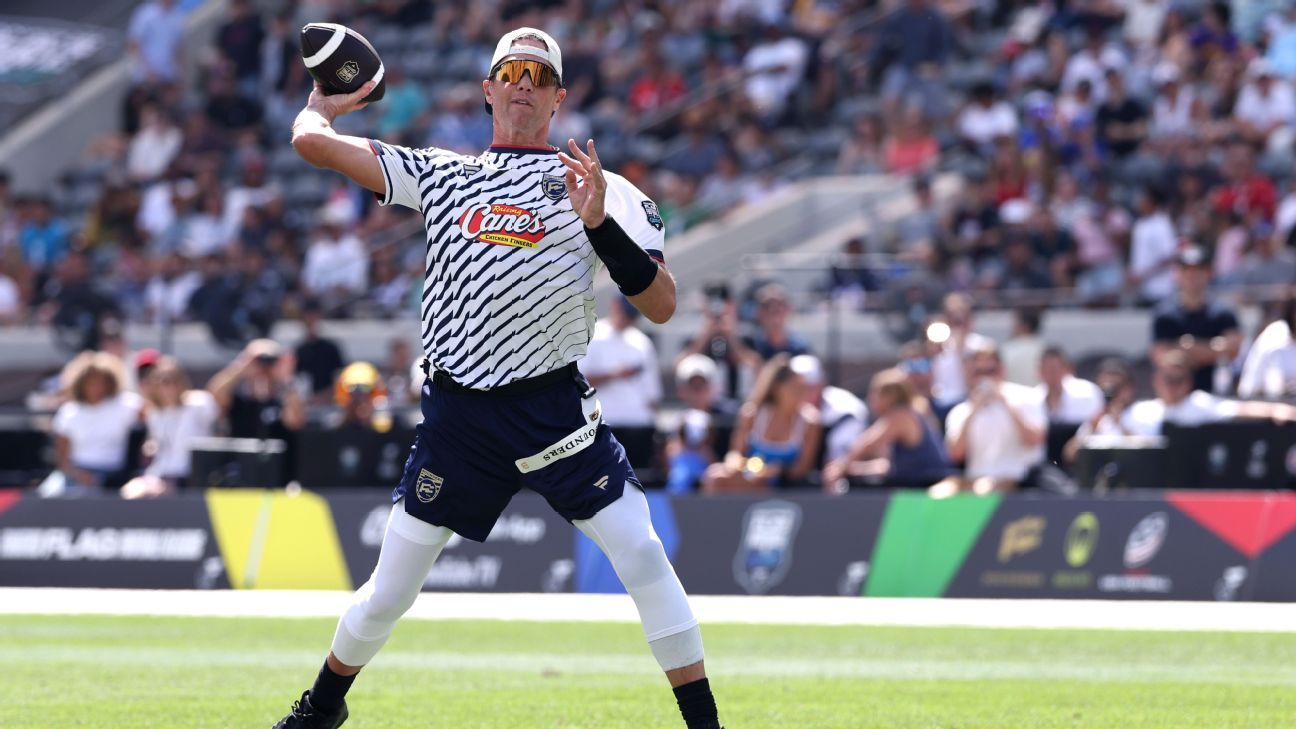 Brady shines, Team USA dominates flag football