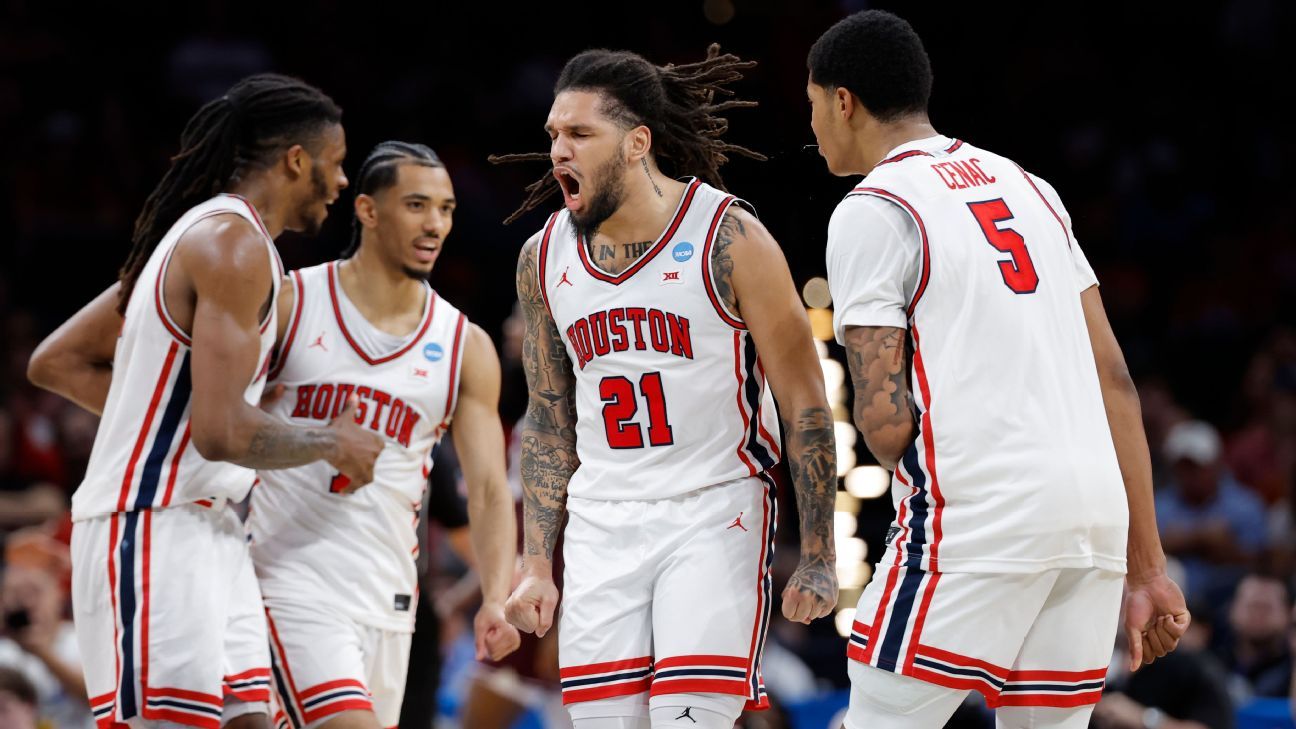 Houston title odds improve as Florida falls, Arizona back on top