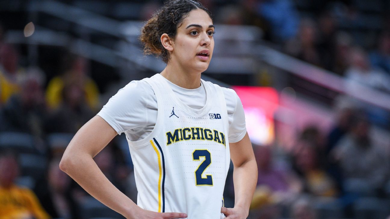 Michigan G Macy Brown out remainder of tournament with torn ACL - ESPN